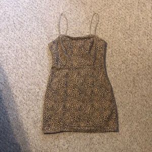 Cheetah print dress